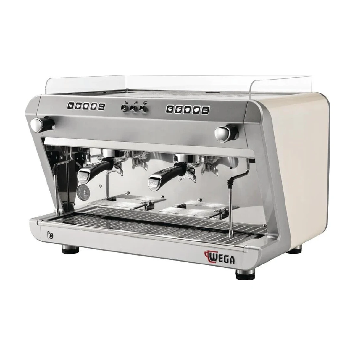 Wega IO EVD 2 Group, white, front three-quarter view