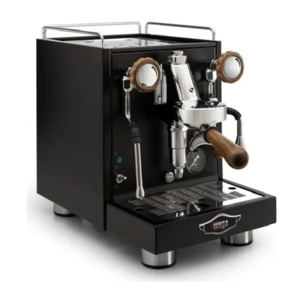 Wega W Mini EMA 1 Group, black, front three-quarter view