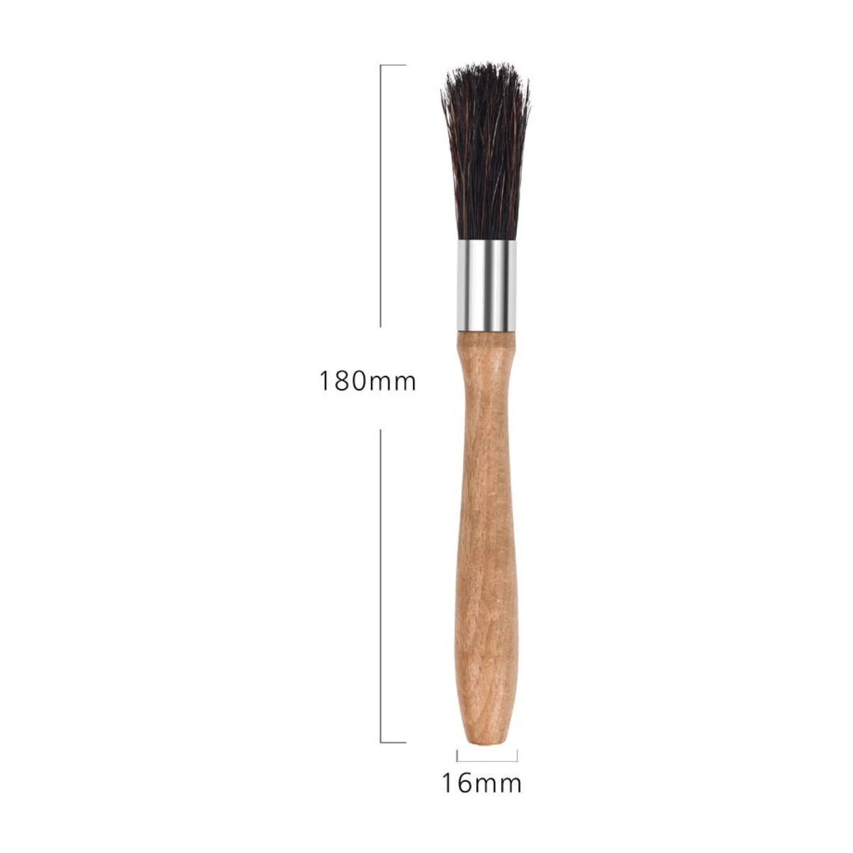 Wooden Coffee Brush, dimensions