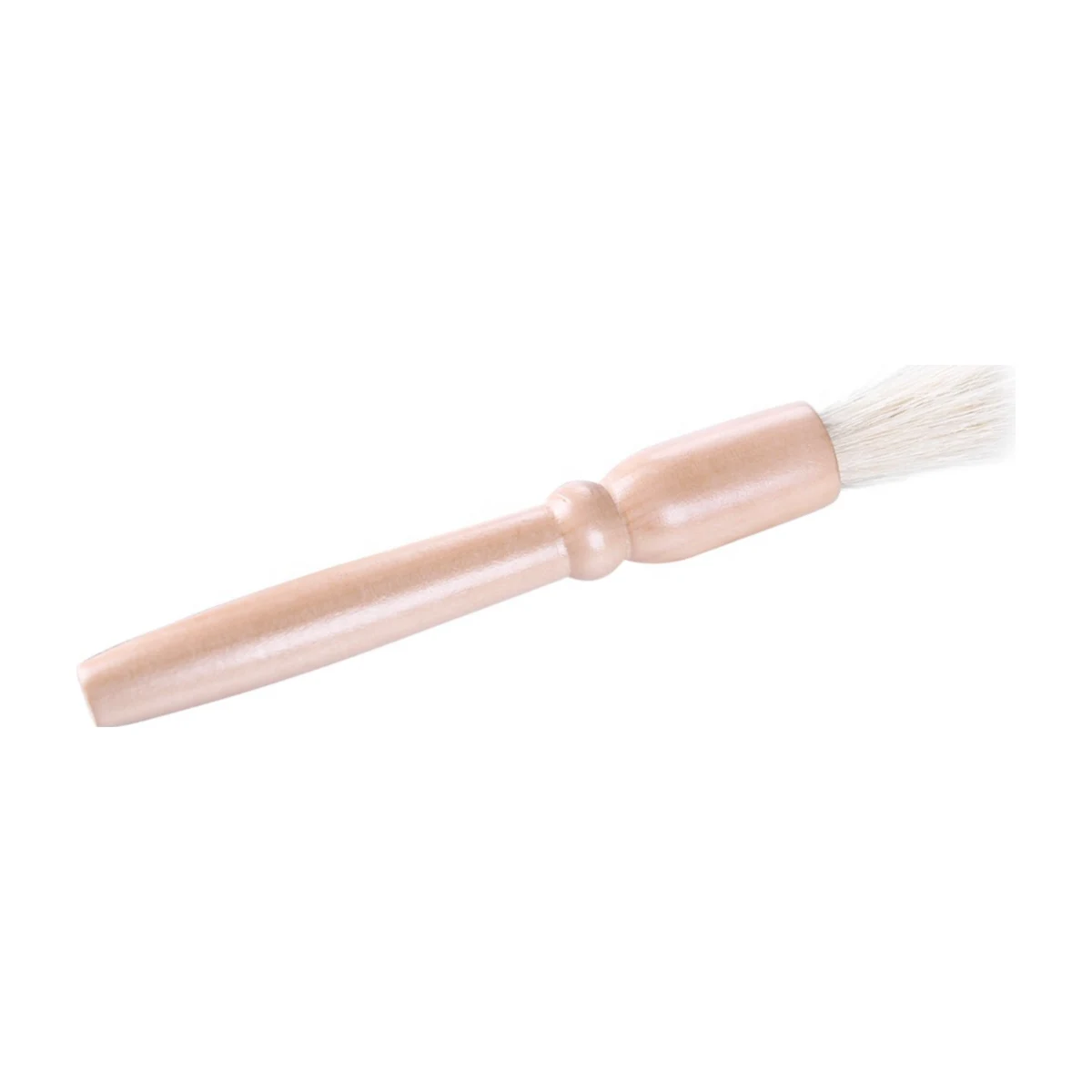 Wooden Coffee Brush, angled view