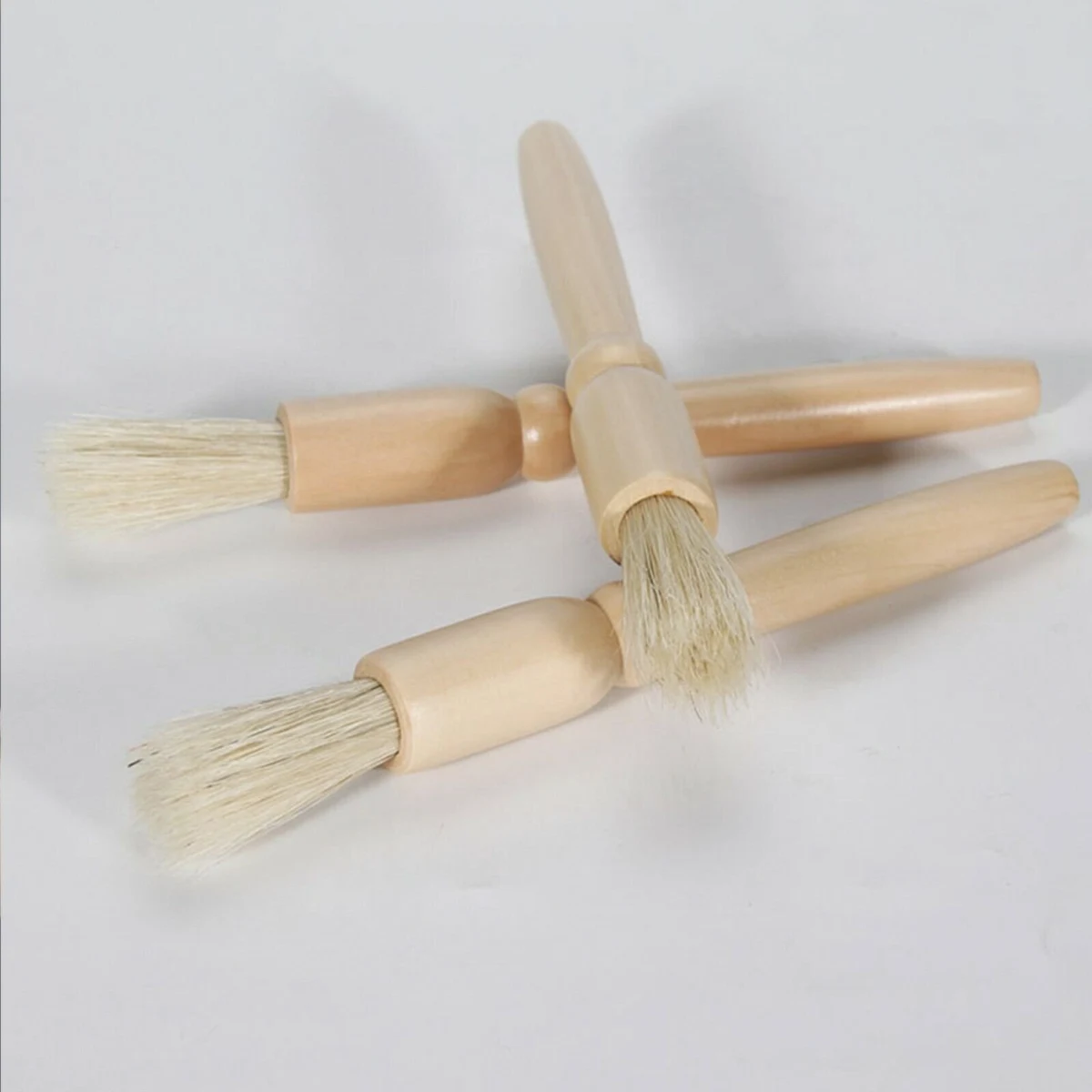 Wooden Coffee Brush, three brushes