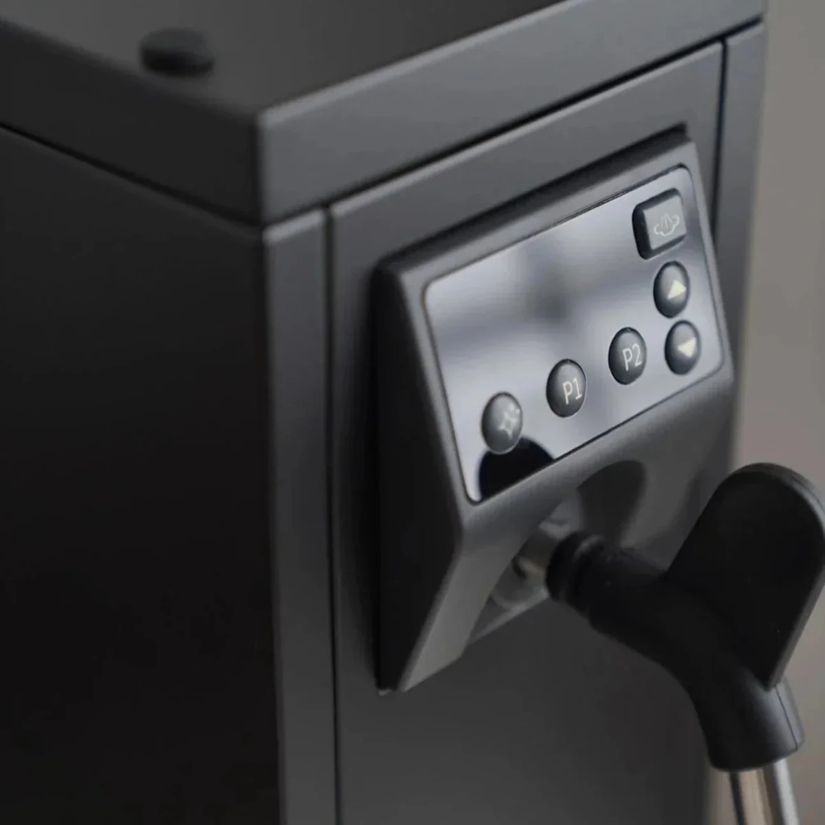 WPM MS-130T Automatic Milk Steamer, control panel close-up (official WPM)